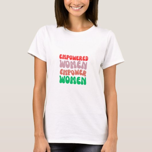 Empowered women t-shirt (Voorkant)