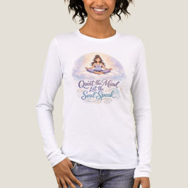 Empowered Yoga Warrior Citaat Krachtig Kleurrijk T Tri-Blend Shirt