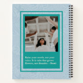 Empowerende afstudeercadeaus voor Iraanse zus Notitieboek (Achterkant)