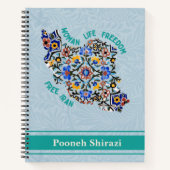 Empowerende afstudeercadeaus voor Iraanse zus Notitieboek (Voorkant)