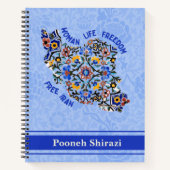 Empowerende afstudeercadeaus voor Iraanse zus Notitieboek (Voorkant)