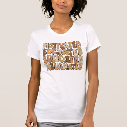 Empowerende Bevestiging Typografie T-shirt (Voorkant)