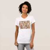 Empowerende Bevestiging Typografie T-shirt (Voorkant volledig)