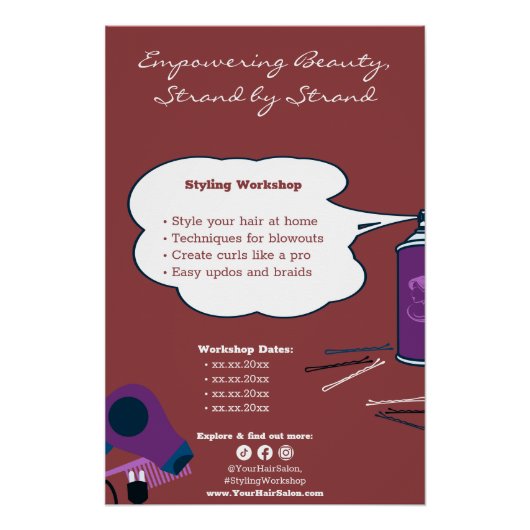  Empowering Beauty Workshop Perfect Poster (Voorkant)