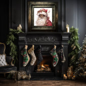 Empowering Black Santa Poster