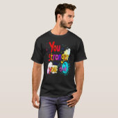 Empowering citaattypografie Kunst T-shirt (Voorkant volledig)