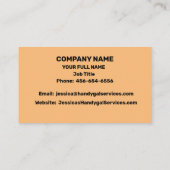 Empowering Handy Gal Visitekaartje (Achterkant)