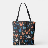 Empowering Hope: Human Trafficking Awareness Art Tote Bag (Achterkant)