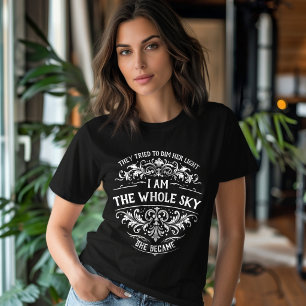 Empowering I Am the Whole Sky Dames Vintage Tri-Blend Shirt