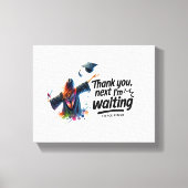 Empowering Inspirerend offerte Canvas | "Dank je (Voorkant)