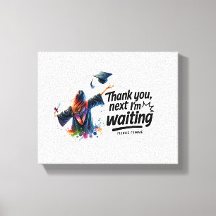 Empowering Inspirerend offerte Canvas   "Dank je Afdruk