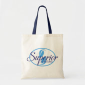 "Empowering Minds the Superior Way." Tote Bag (Voorkant)