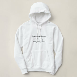 Empowering opvoeders-Hooded zweet shirt voor vrouw