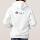 Empowering opvoeders-Hooded zweet shirt voor vrouw (Achterkant)