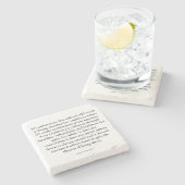 Empowering quote stenen onderzetter (Zijkant)