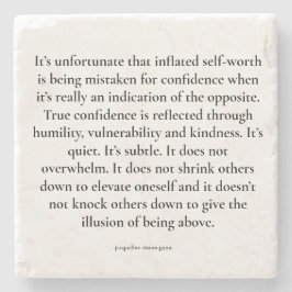 Empowering quote stenen onderzetter