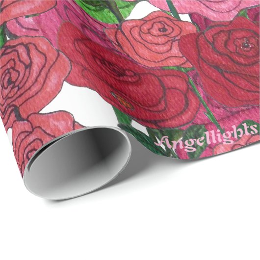 Empowering Roses Cadeaupapier (Rol Hoek)