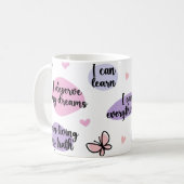 Empowering Self-Love Een dagelijkse herinnering Koffiemok (Voorkant links)