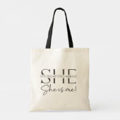 Empowering She Tote Bag (Achterkant)