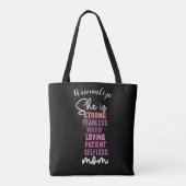 Empowering Tribute Gezegde Gift voor mama Personal Tote Bag (Achterkant)
