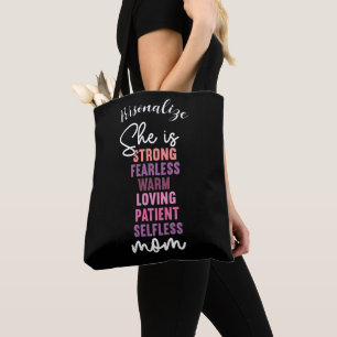 Empowering Tribute Gezegde Gift voor mama Personal Tote Bag