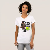 Empowering van Black Diva met Bold Confidence T-shirt (Voorkant volledig)