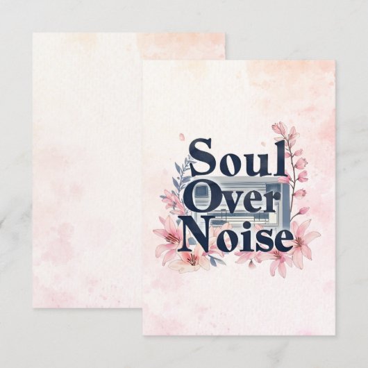 Empowering van Quote Stationery-Kaart (Voorkant / Achterkant)