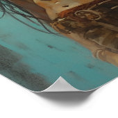 Empowering Warrior Vrouw Poster - Inspirerend Ar (Hoek)