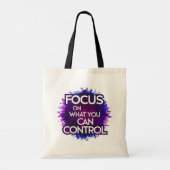 Empowerment Canvas tas - 'Focus op wat je kunt tel (Achterkant)