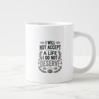 Empowerment Citaat Motiverende Typografie Grote Koffiekop