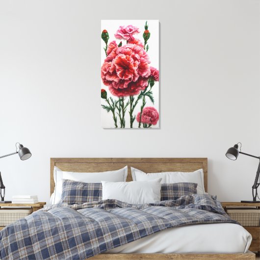 Empowerment door anjerenergie canvas afdruk (Insitu (Slaapkamer))