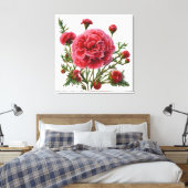 Empowerment door anjerenergie canvas afdruk (Insitu (Slaapkamer))