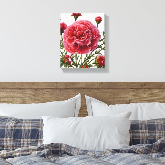 Empowerment door anjerenergie canvas afdruk (Insitu (Slaapkamer))