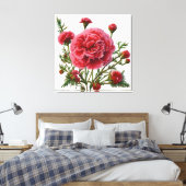 Empowerment door anjerenergie canvas afdruk (Insitu (Slaapkamer))