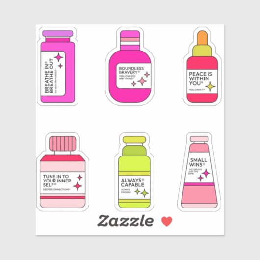 Empowerment Elixirs - Inspirerend Sticker (Vel)