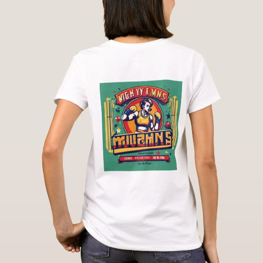 "Empowerment Embleem: vrouwen vechters verenigen T T-shirt (Achterkant)