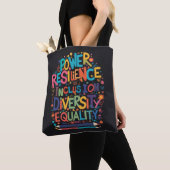 Empowerment en diversiteit Inspirerend Canvas tas (Dichtbij)