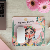 Empowerment in bloei: gepersonaliseerd monogram muismat