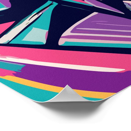 Empowerment in elk tijdperk - Old Retro Boss Lady Poster (Hoek)