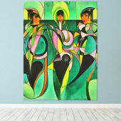 Empowerment is gelijk aan Abstracte aandelenkunst Canvas Afdruk (Insitu (Houten vloer))