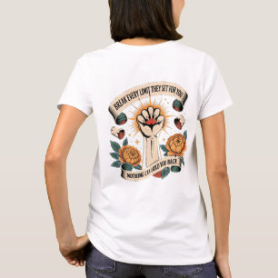Empowerment Kunst Traditionele Tattoo Klauw Veerkr T-shirt