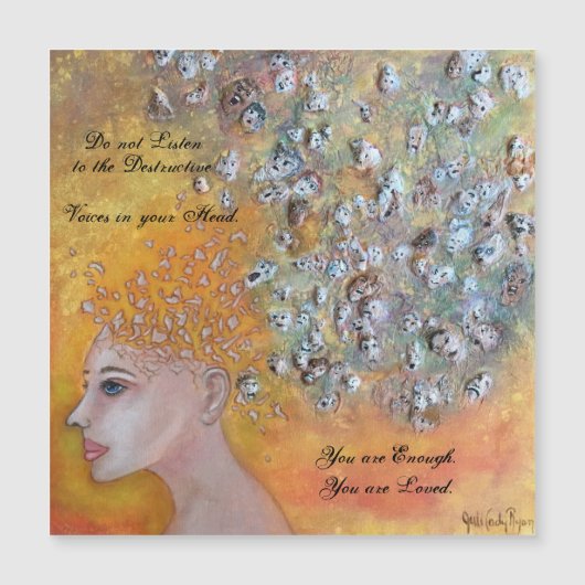 Empowerment Surreal Art Magnetic Card (Voorkant)