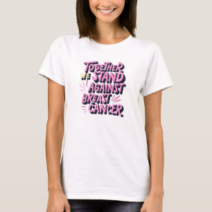 Empowerment tegen borstkanker t-shirt