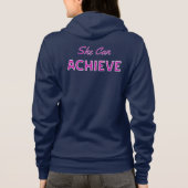 Empowerment van kunst die volumes spreekt hoodie (Achterkant)