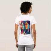 "Empowerment van vrouwen, empowerment van vrouwen" T-shirt (Achterkant volledig)