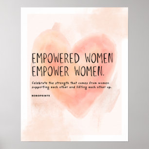 Empowerment van vrouwen - feministische empowermen poster