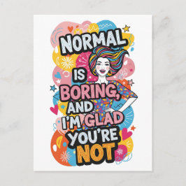 Empowerment van vrouwen Pop Art Krachtige Citaat D Briefkaart