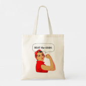 Empowerment van vrouwen & Sla de kansen Editable t Tote Bag (Achterkant)