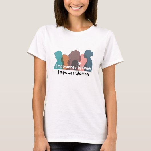 Empowerment van vrouwen t-shirt (Voorkant)