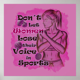 Empowerment van vrouwen. Vrouwen spreken voor zich Poster